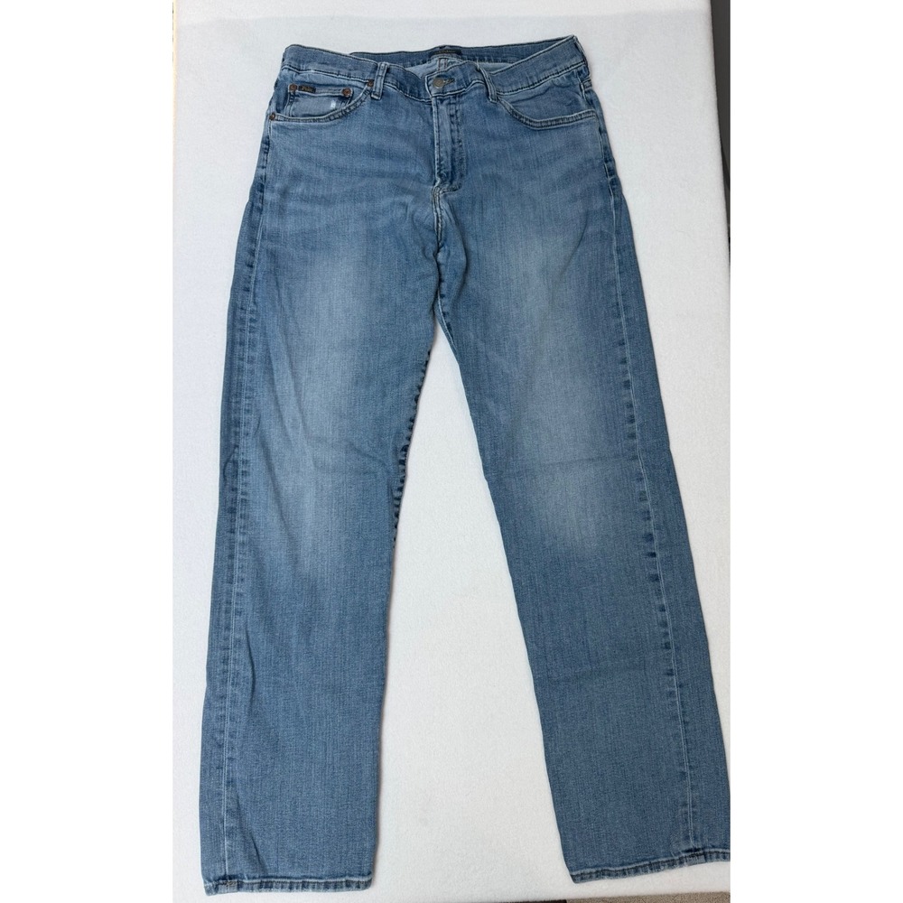 Polo Ralph Lauren Sullivan Slim Jeans Mens 34x34 Medium Wash Blue Denim